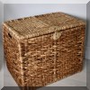 F24. Rattan chest. 24”h x 29”w x 19”d 